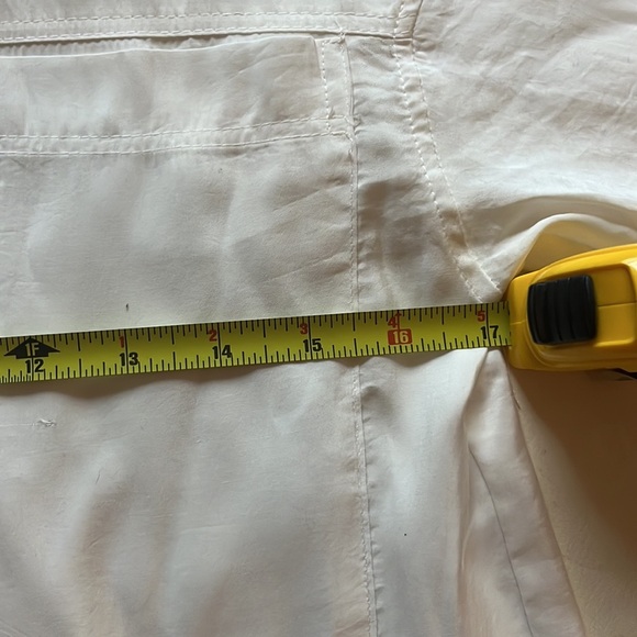 EUC ZARA WHITE BLOUSE CROP TOP, size 8-9 - Picture 4 of 5